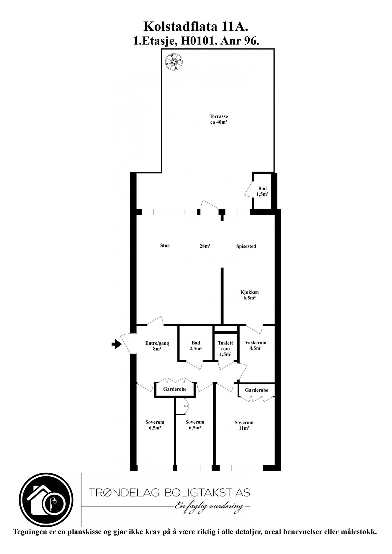 Planskisse. Galleribilde