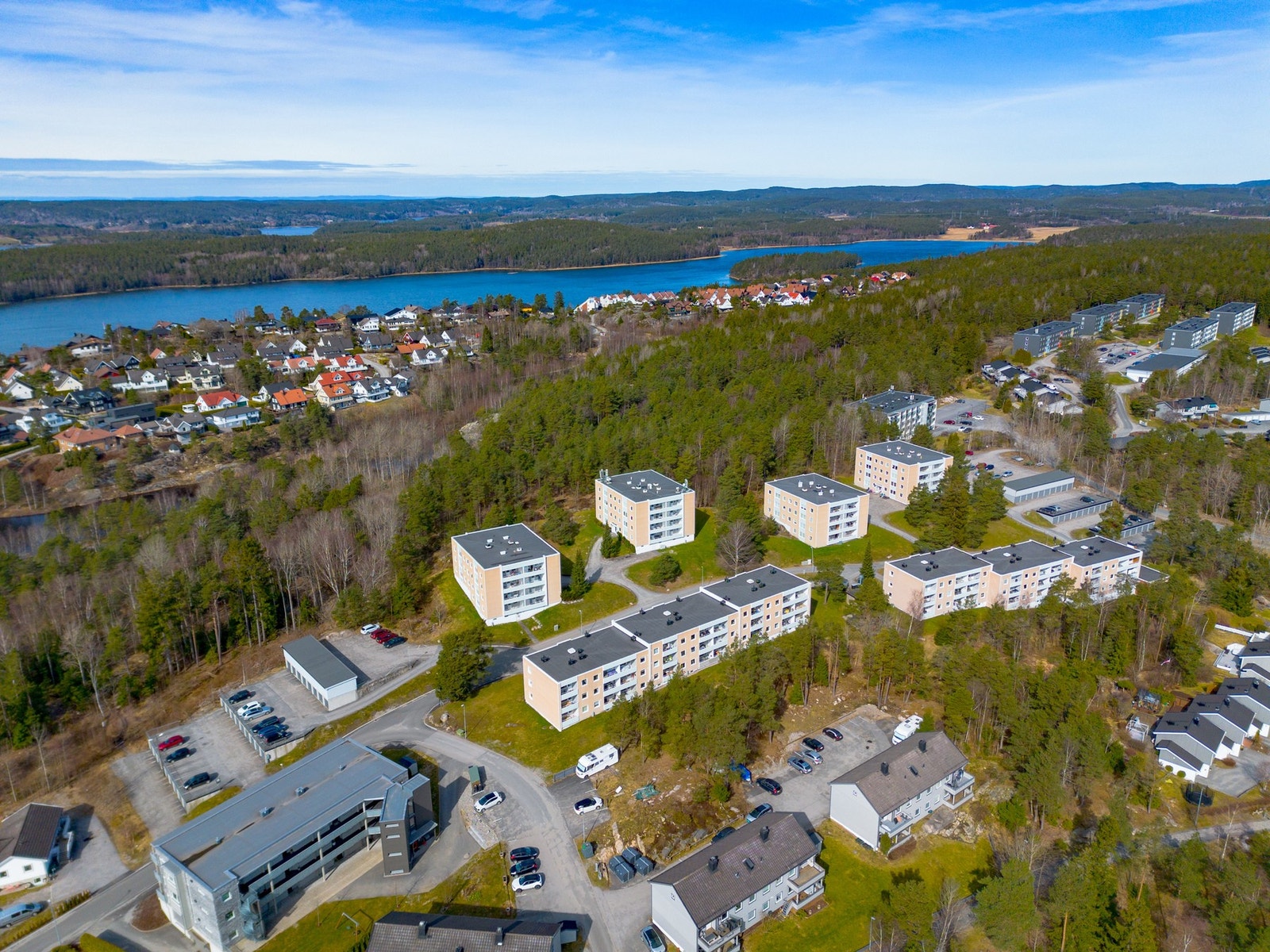 Øvre del av Kurland er et av Sarpsborgs mest populære boligområder. Her er det fint å bo! Galleribilde