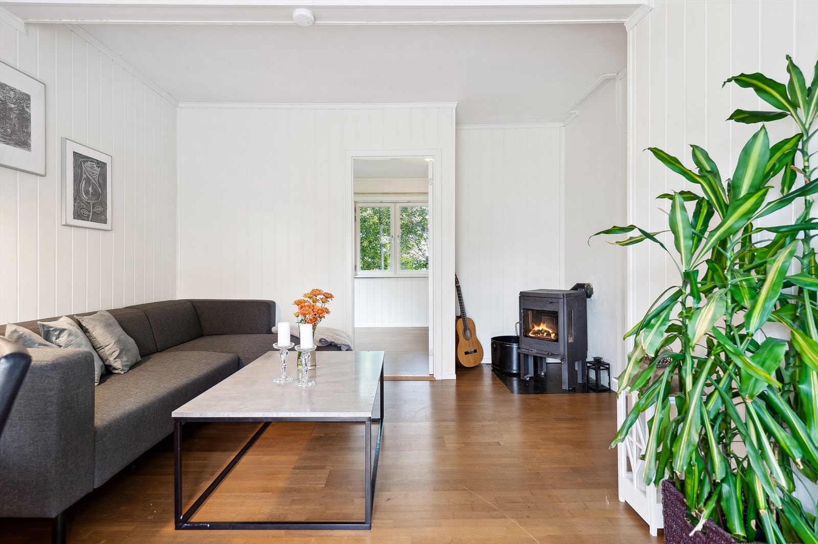 Stuen kan enkelt møbleres etter eget ønske. Galleribilde