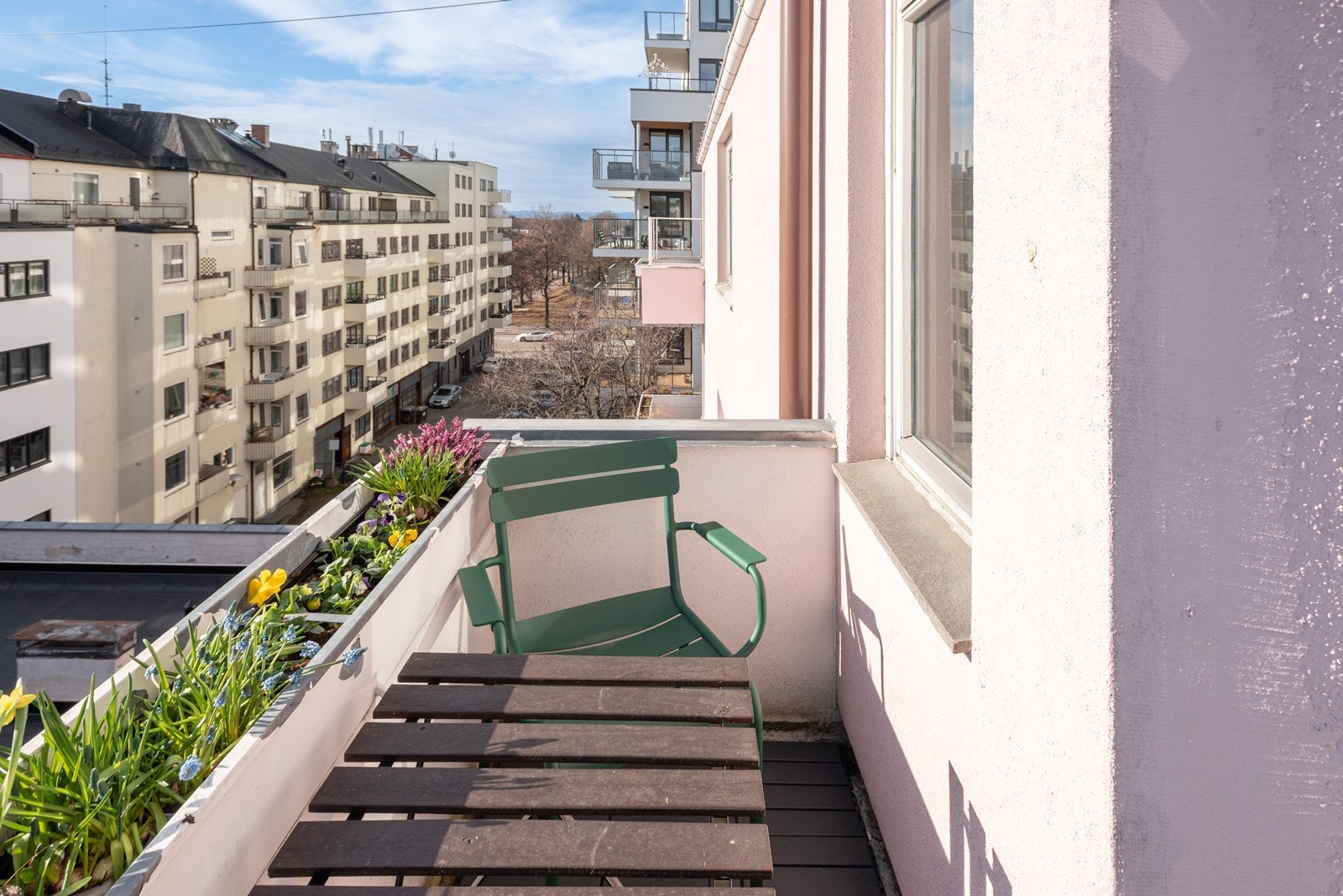 Idyllisk utsikt mot Frognerparken - det er også noe fjordgløtt Galleribilde