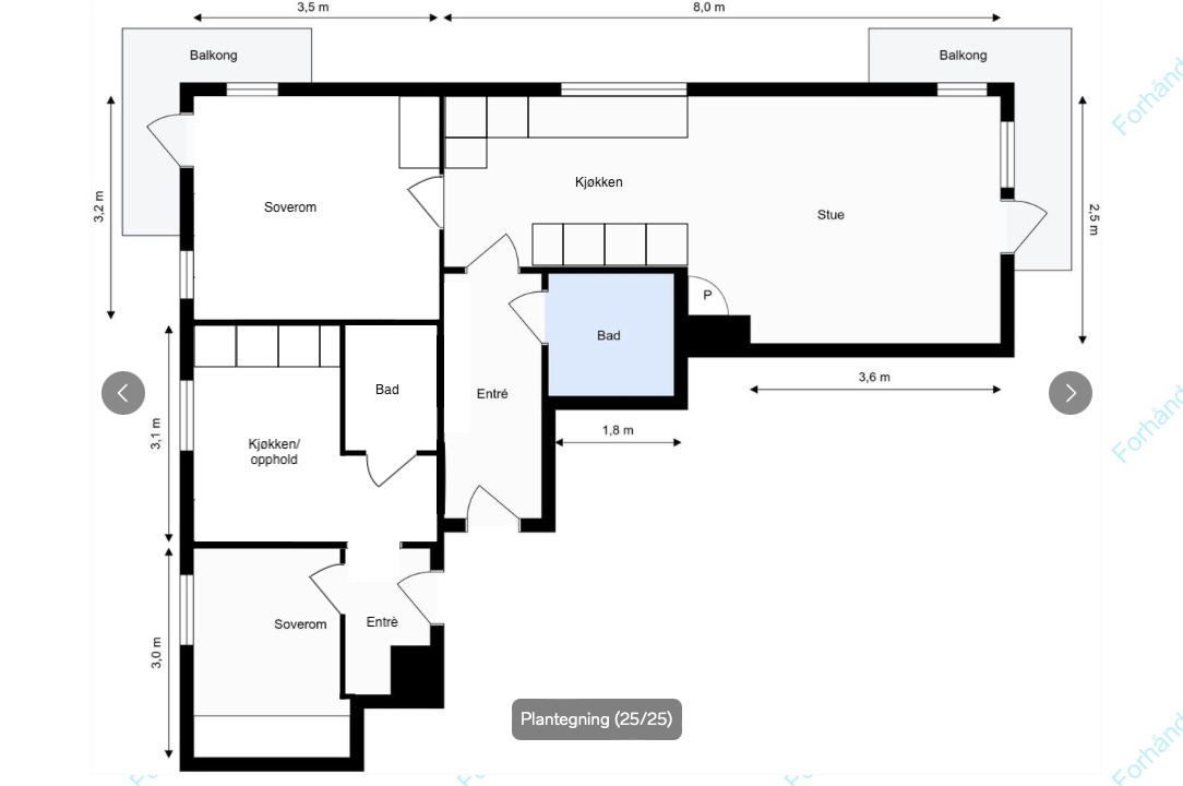 Alternativ plantegning 2. Megler/selger tar ikke ansvar for at dette lar seg gjøre Galleribilde