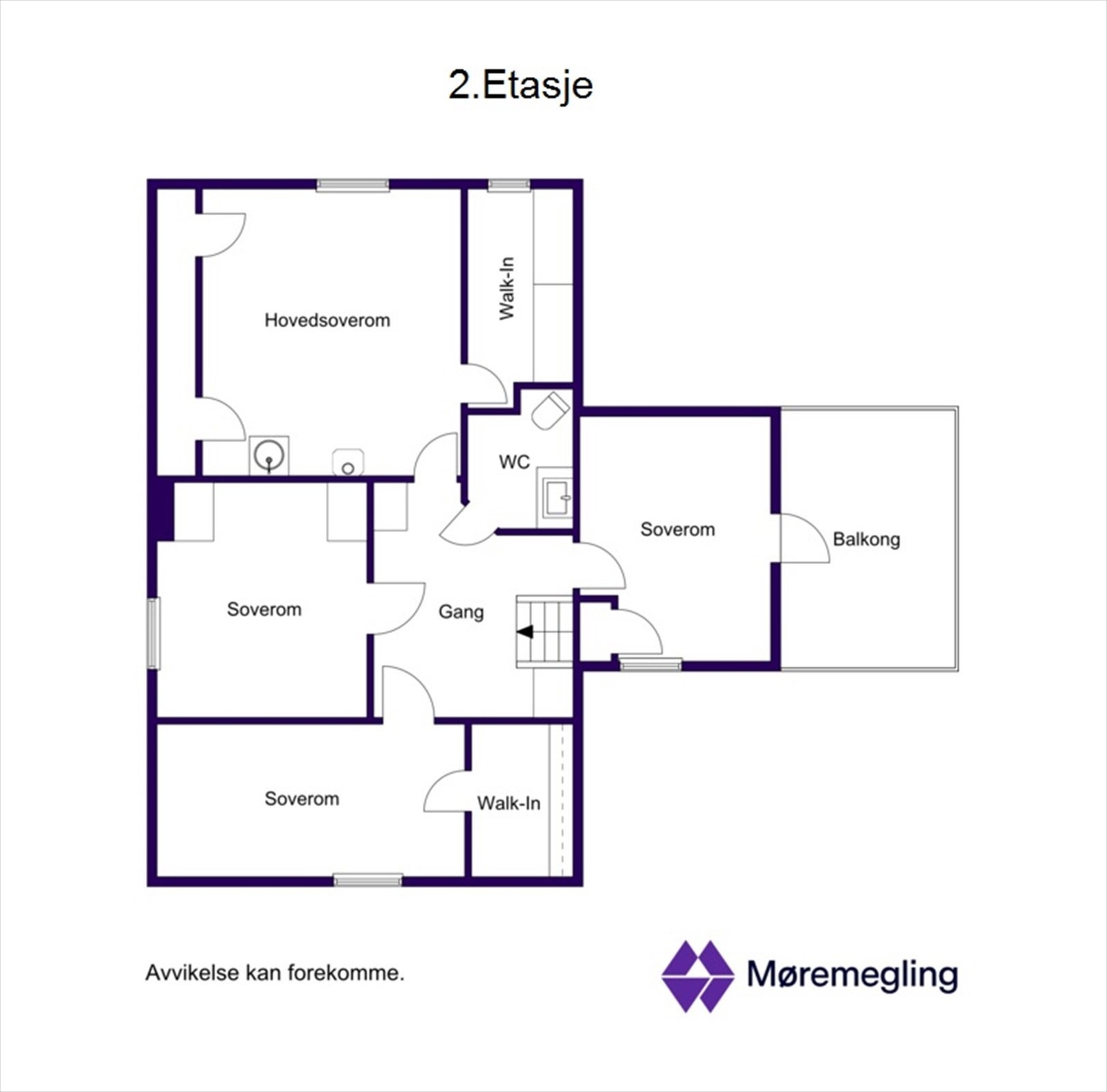 Plantegning 2.etasje Galleribilde