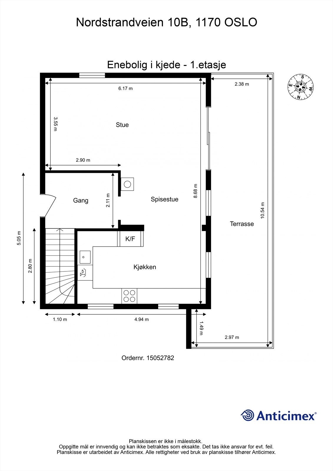 Plantegning 1. Etg. Galleribilde