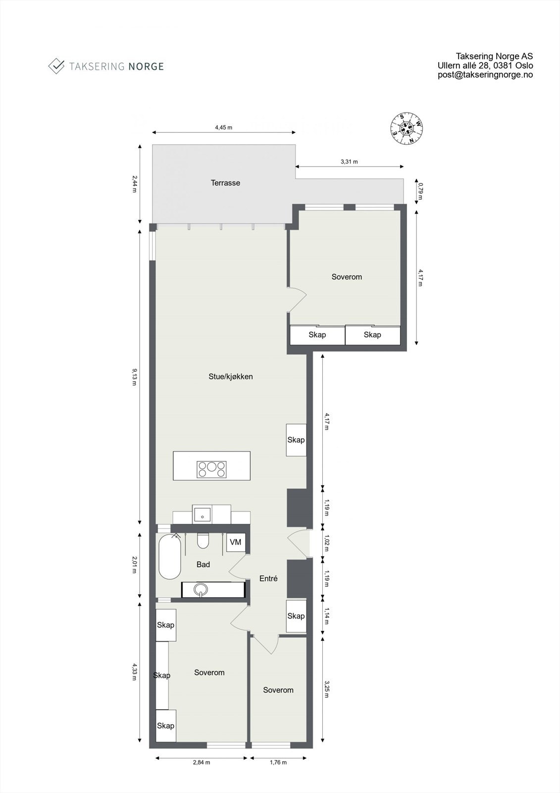 Plantegning Galleribilde