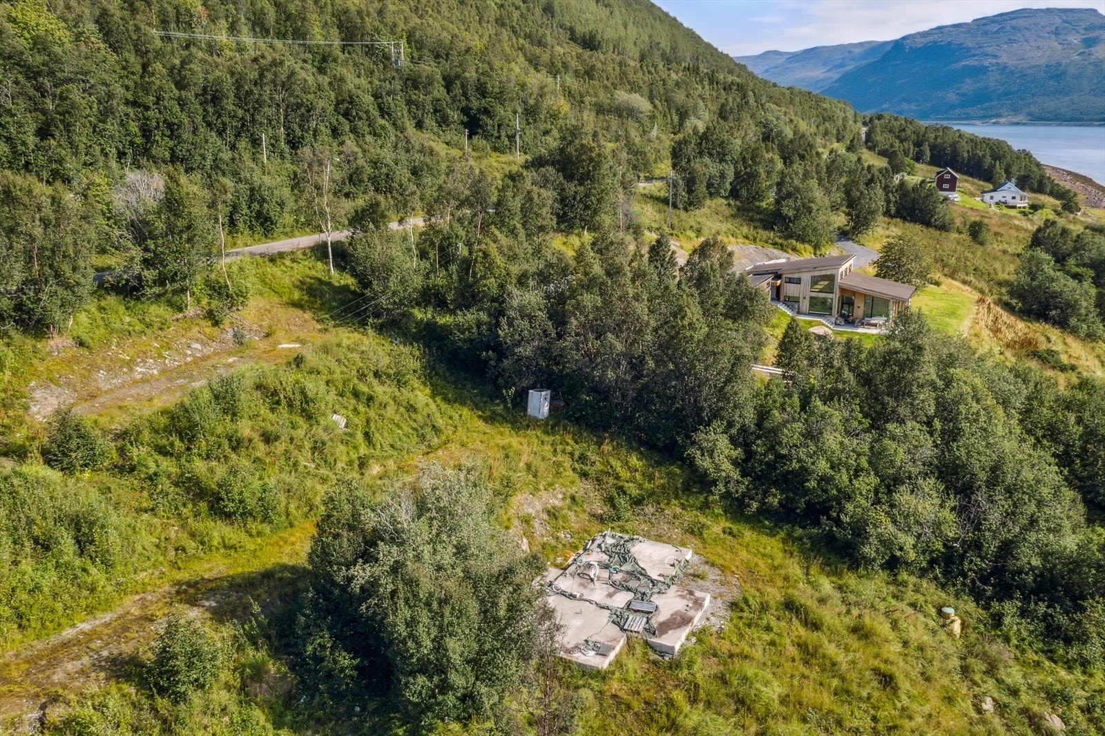 Dronefoto fra august 2022 Galleribilde