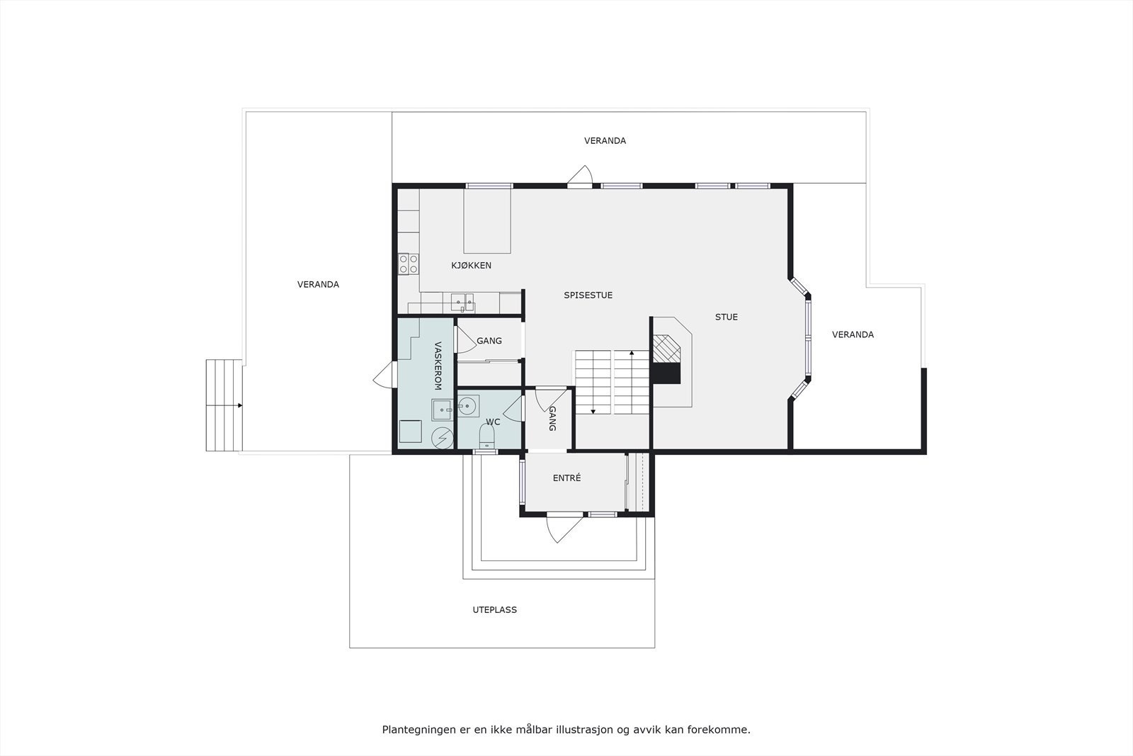 Plantegning Galleribilde