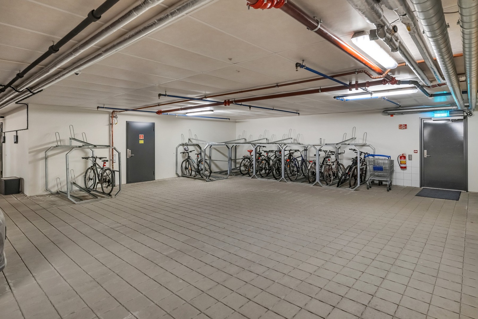 Sykkelparkering. Galleribilde