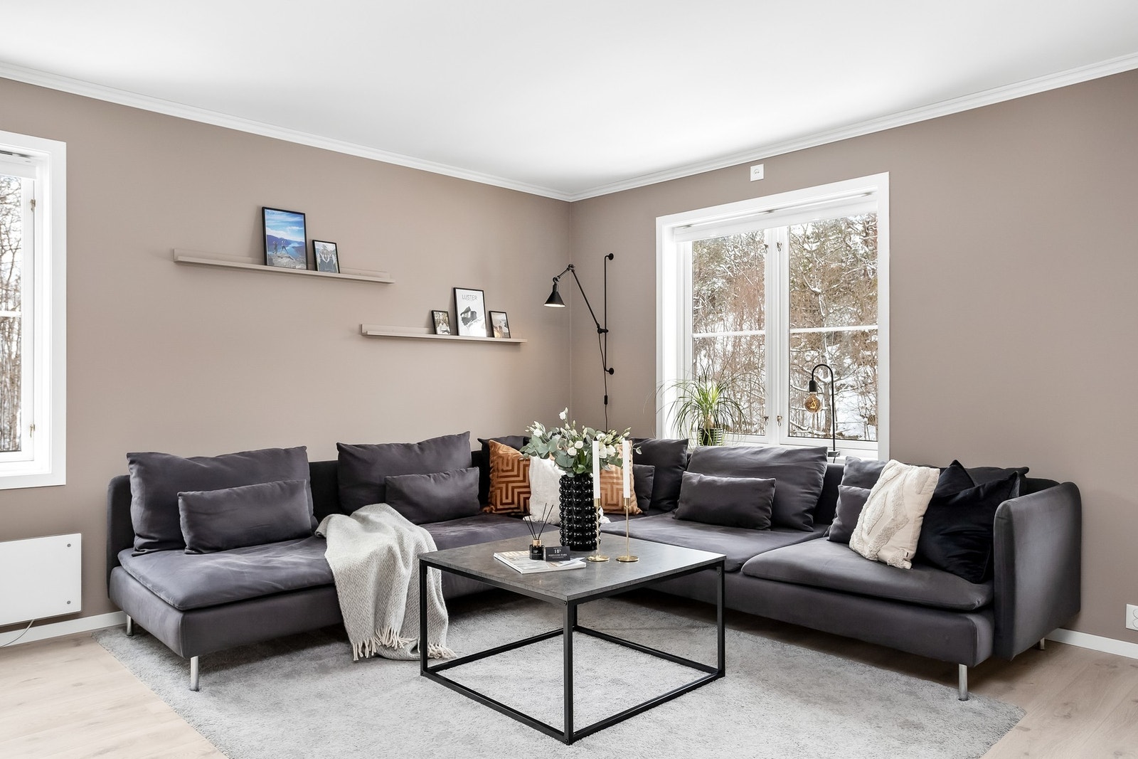 Hyggelig stue med en tiltalende atmosfære. Galleribilde