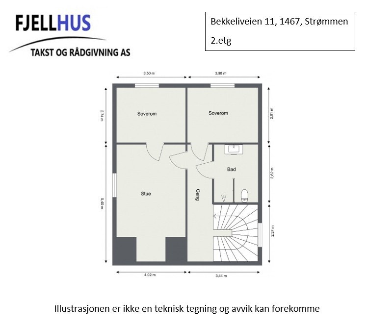 Plantegning 2. etasje. Galleribilde