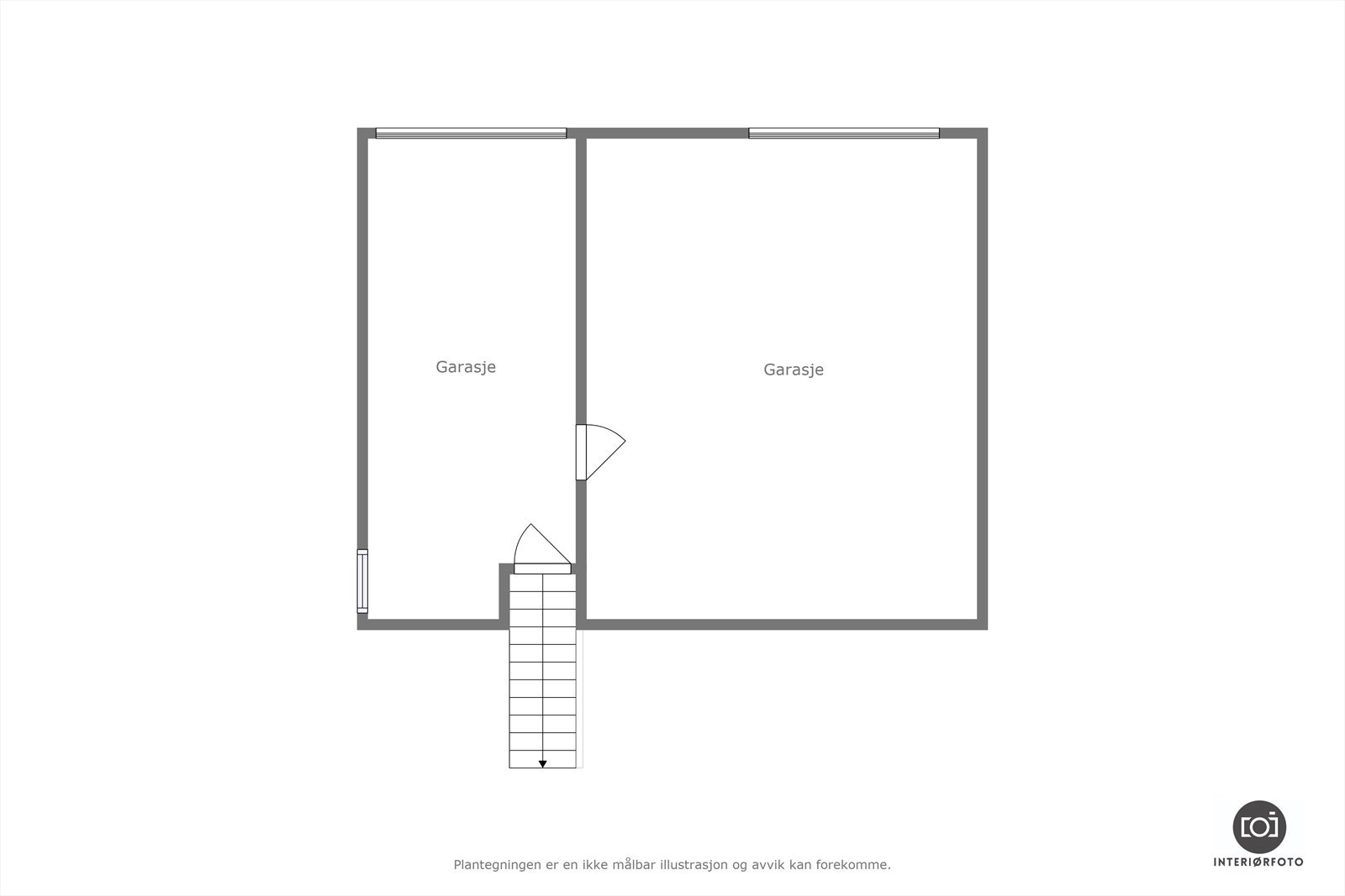 Plantegning garasje Galleribilde