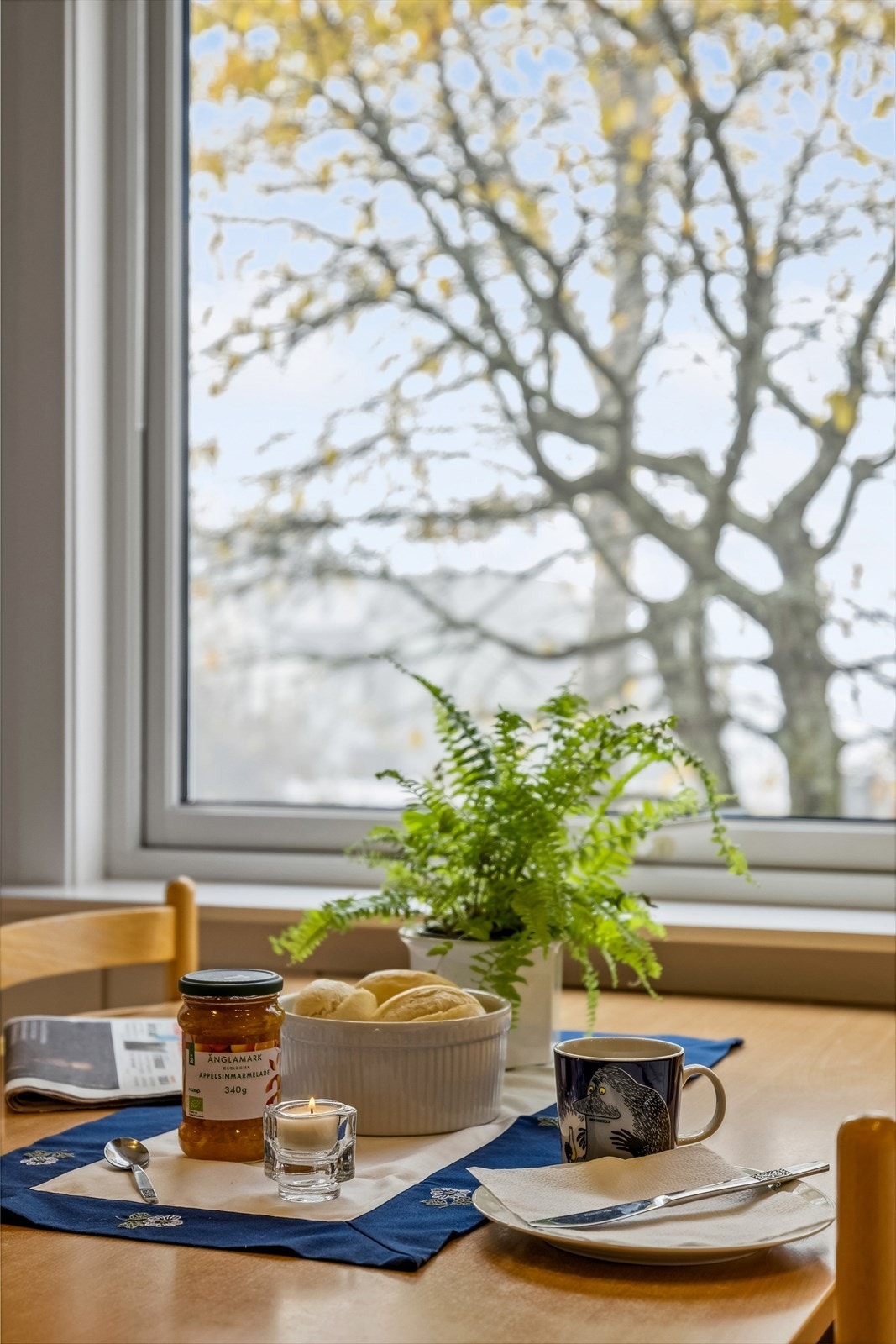 Her kan man nyte frokosten. Galleribilde