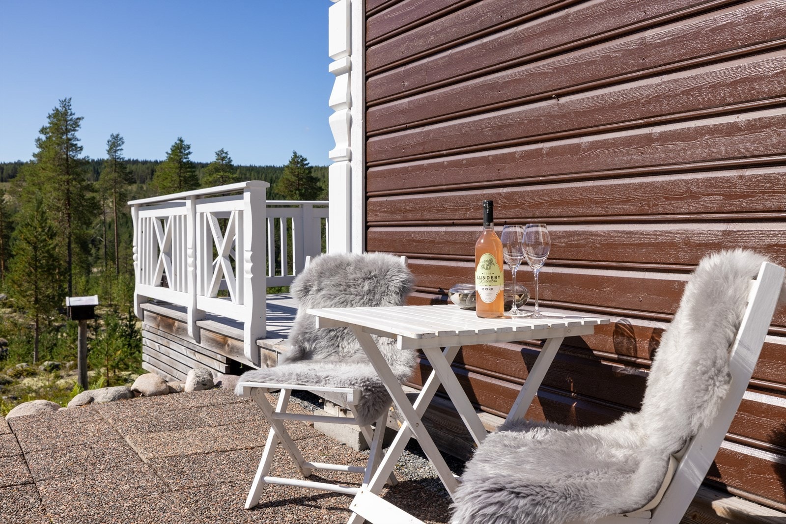 Gode solforhold ved uteområdet. Galleribilde