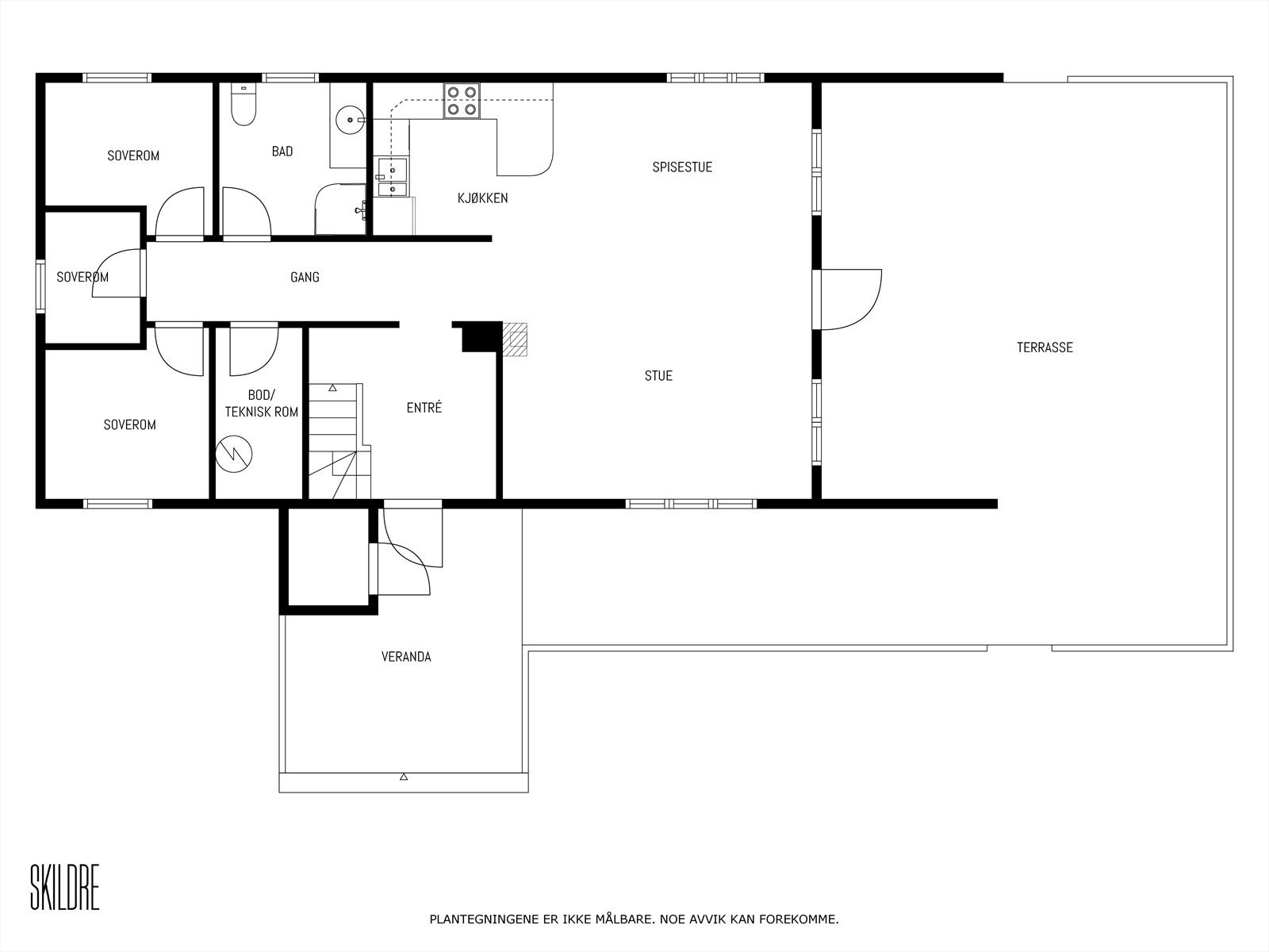 Plantegning 1.etasje. Galleribilde