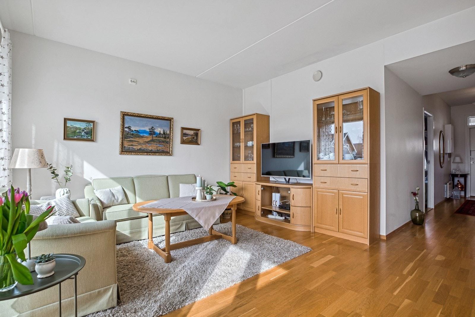 Det er installert balansert ventilasjon i leiligheten. Galleribilde