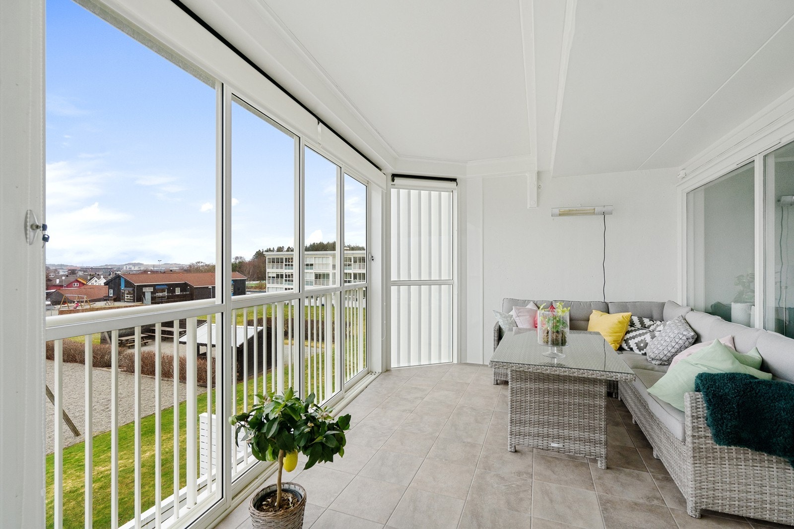 Hagestuen kan brukes som en forlengelse av stuen. Galleribilde