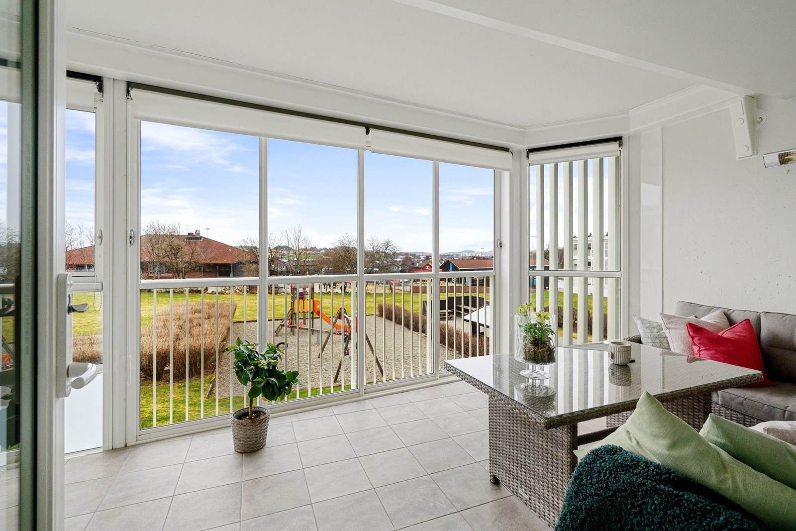 Innglasset hagestue på 17 kvm. Galleribilde