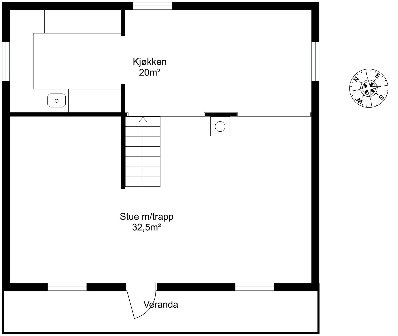 Planskisse. Galleribilde