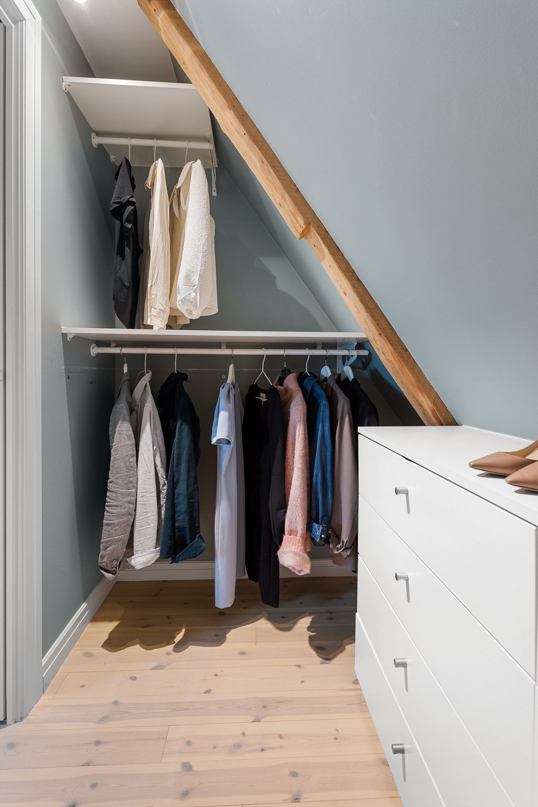 Her er det plass til diverse oppbevaring. Galleribilde