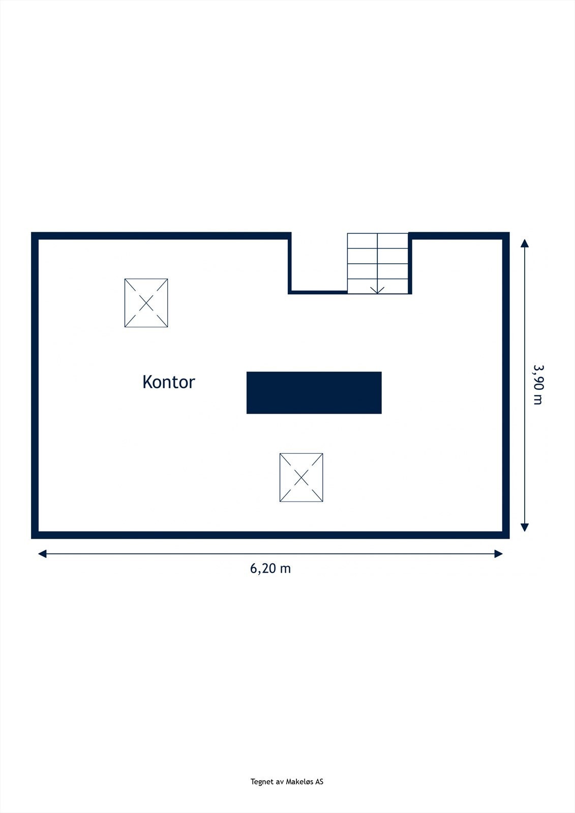 Plantegning hems. Galleribilde
