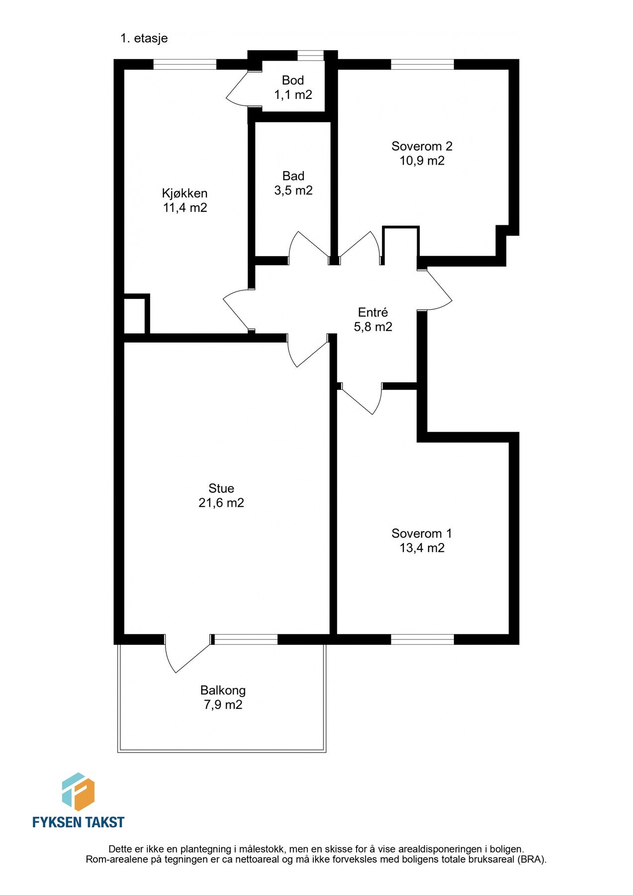 Planskisse Galleribilde