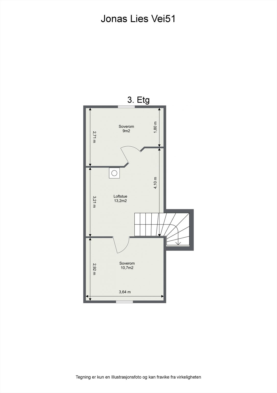 Planskisse Loft Galleribilde