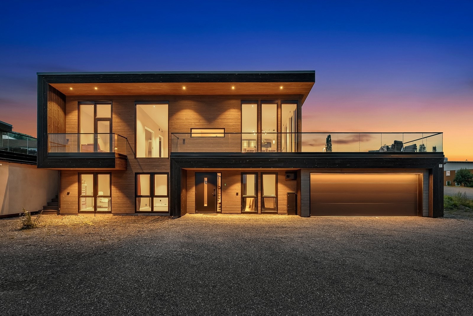 Eiendommen er å betrakte som spesielt godt gjennomtenkt, og med integrert dobbelgarasje Galleribilde