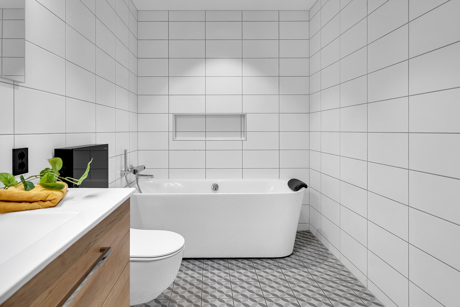 Baderom med badekar Galleribilde