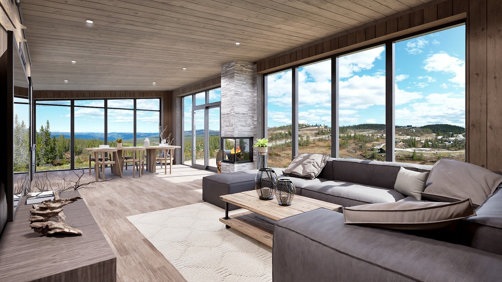 Panorama V8. Stue Galleribilde