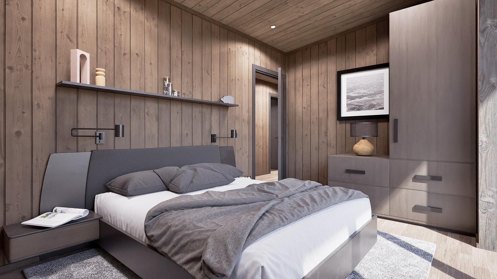 Ett av 4 soverom Galleribilde