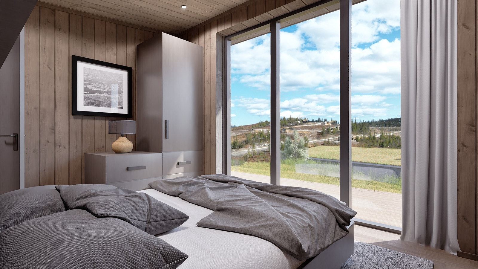 Ett av 4 soverom Galleribilde