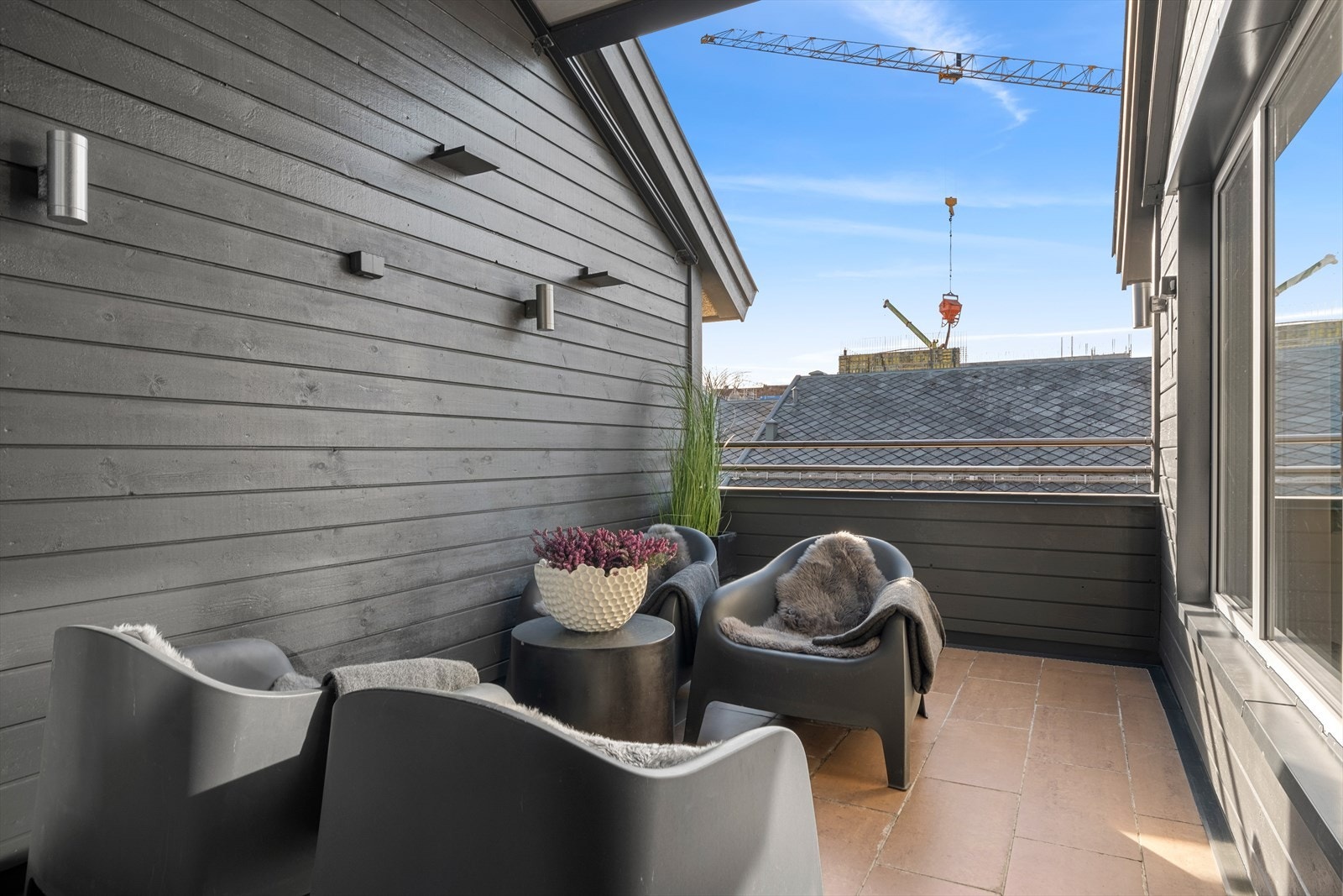 Usjenert og lun veranda Galleribilde