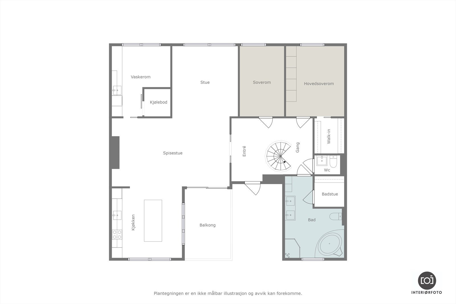 Plantegning Galleribilde