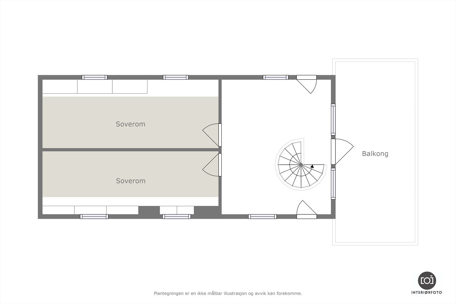 Plantegning Galleribilde