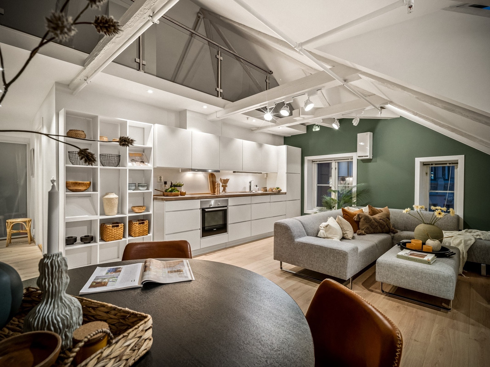 Leiligheten ble etablert i 2013 og er siden ytterligere modernisert, blant annet gjennom det seneste året. Galleribilde