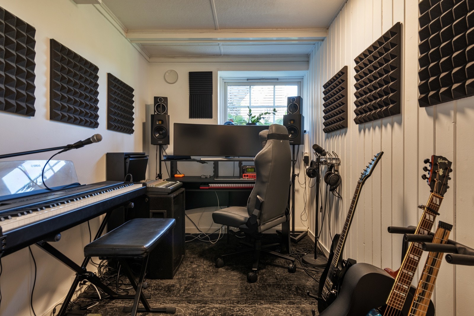 Soverom 7 som idag benyttes som musikkstudio Galleribilde