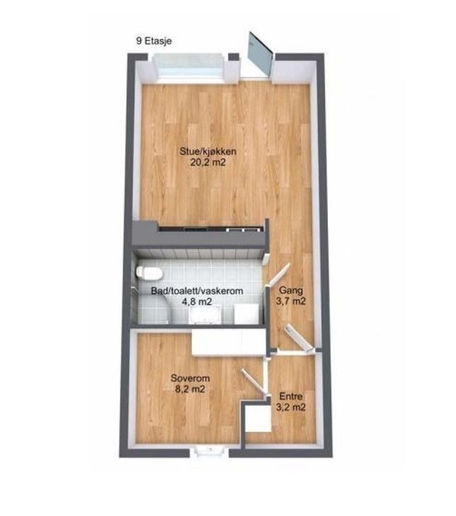 Planskisse Galleribilde