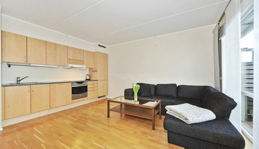 Stue med god plass til møblement Galleribilde