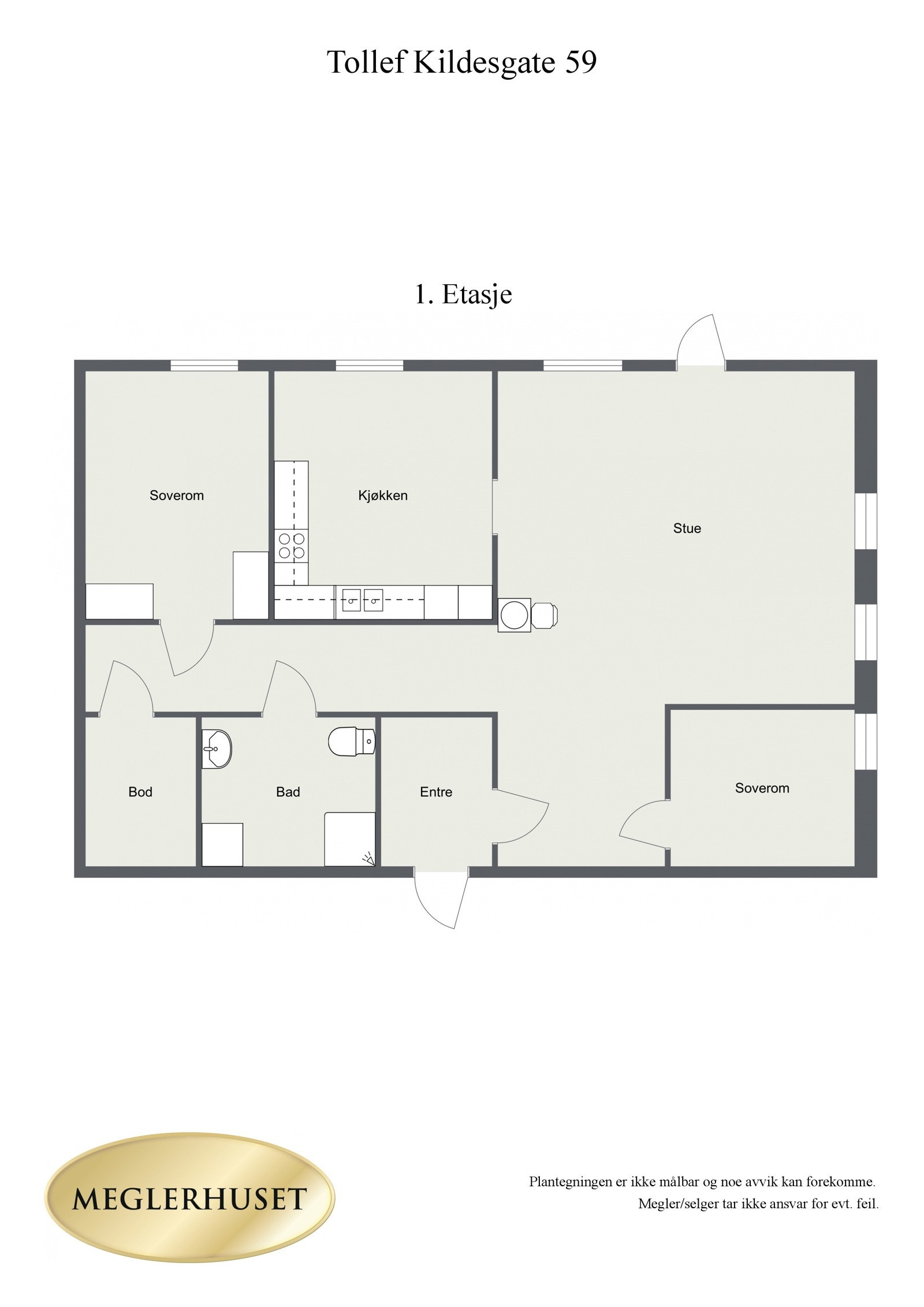 Plantegning 2D. Galleribilde