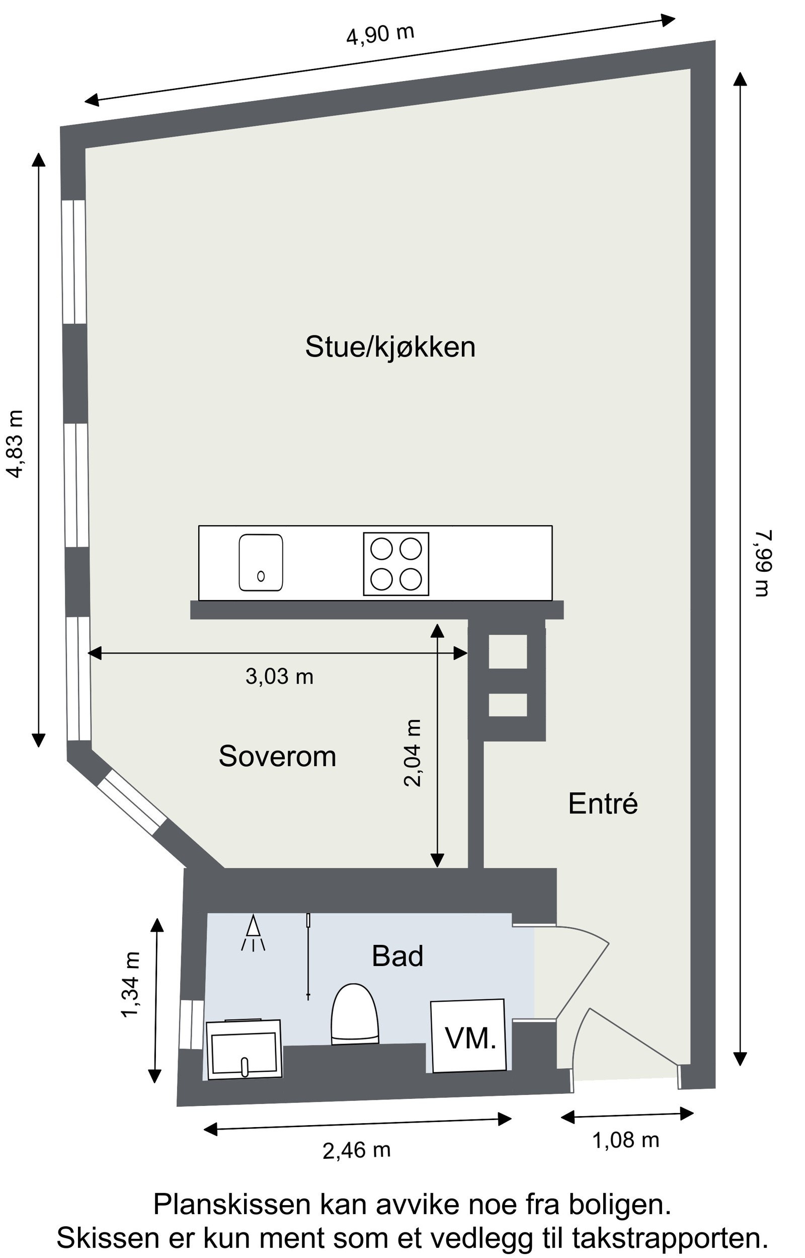 Plantegning. Galleribilde