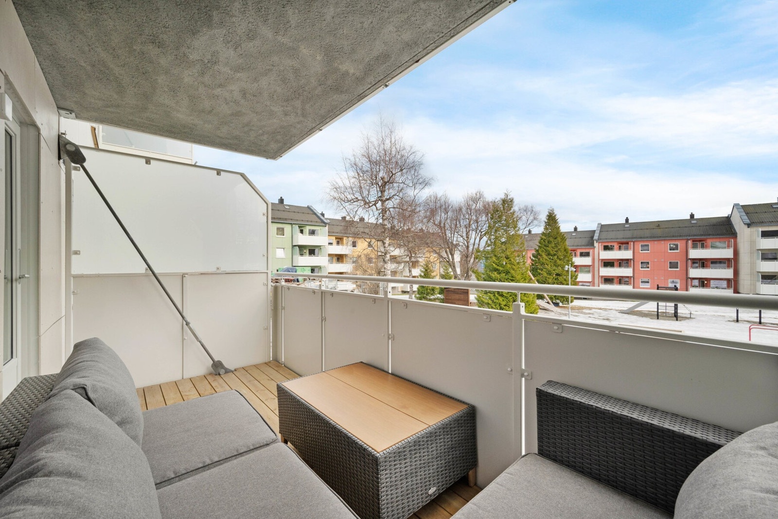 Boligen har en balkong på 7,4 m². Galleribilde