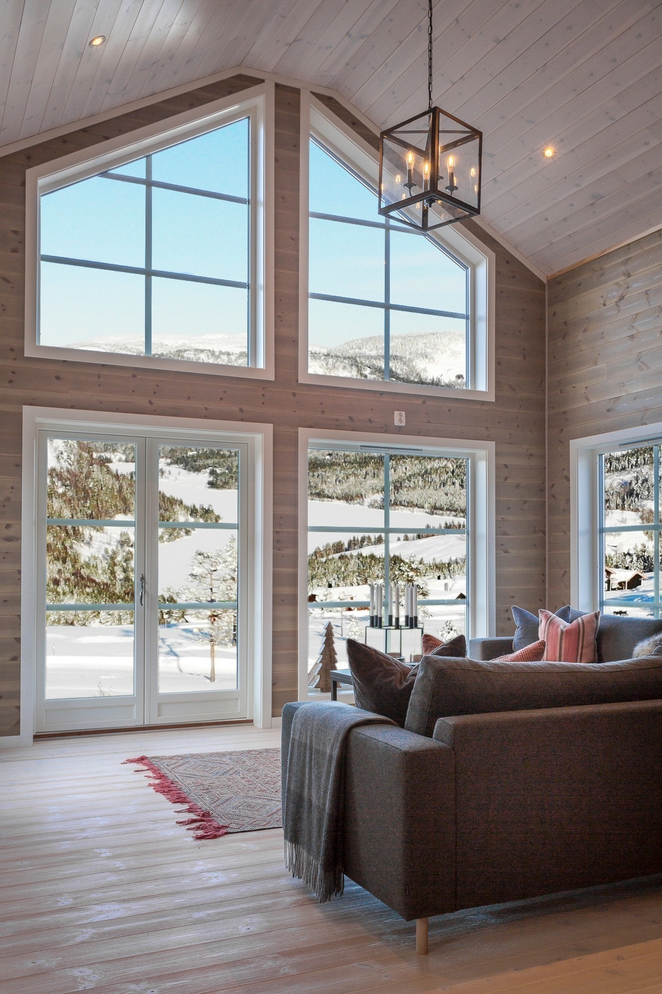 Stue med utsikt fra Rytterspranget Galleribilde