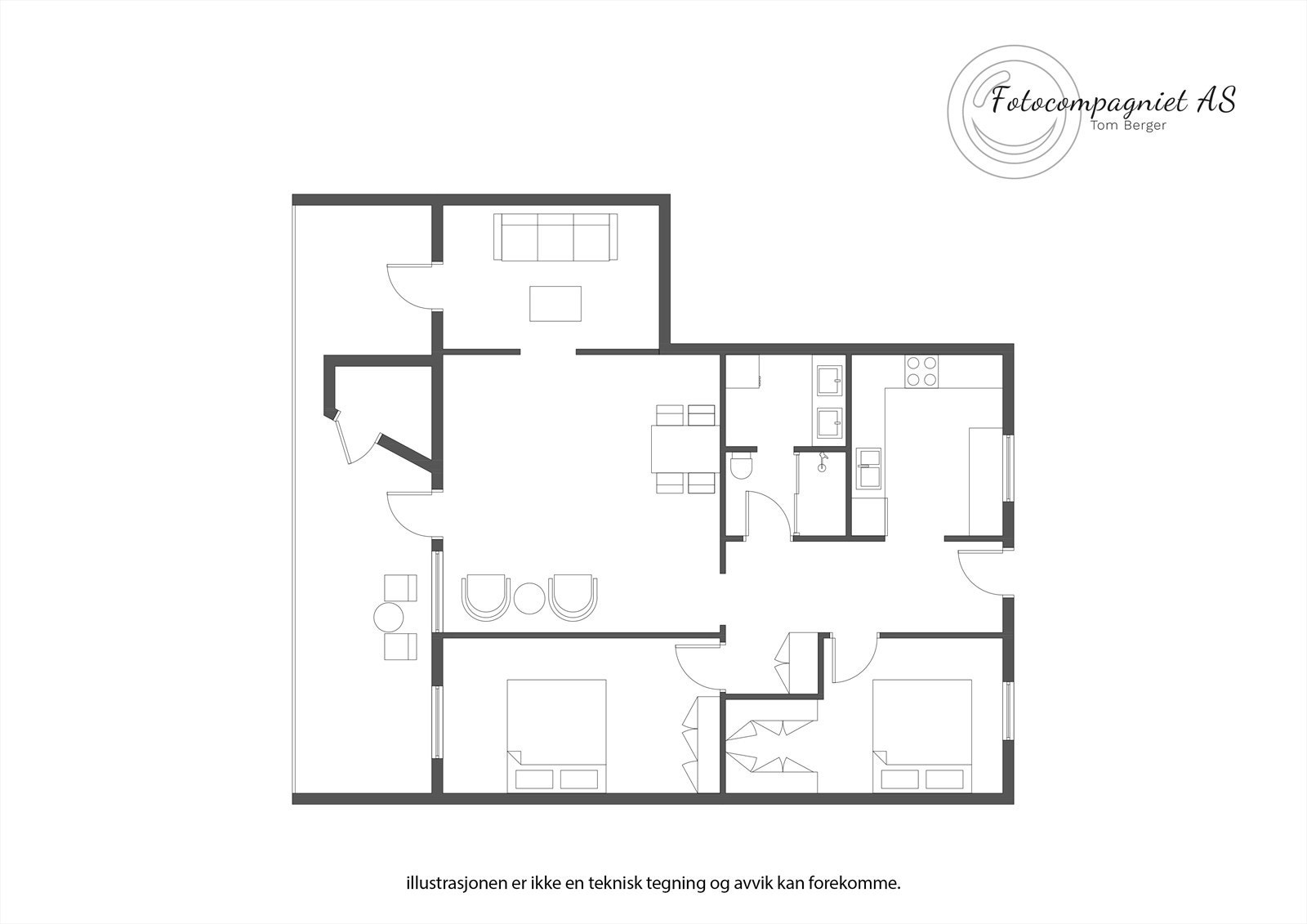 Plantegning. Galleribilde
