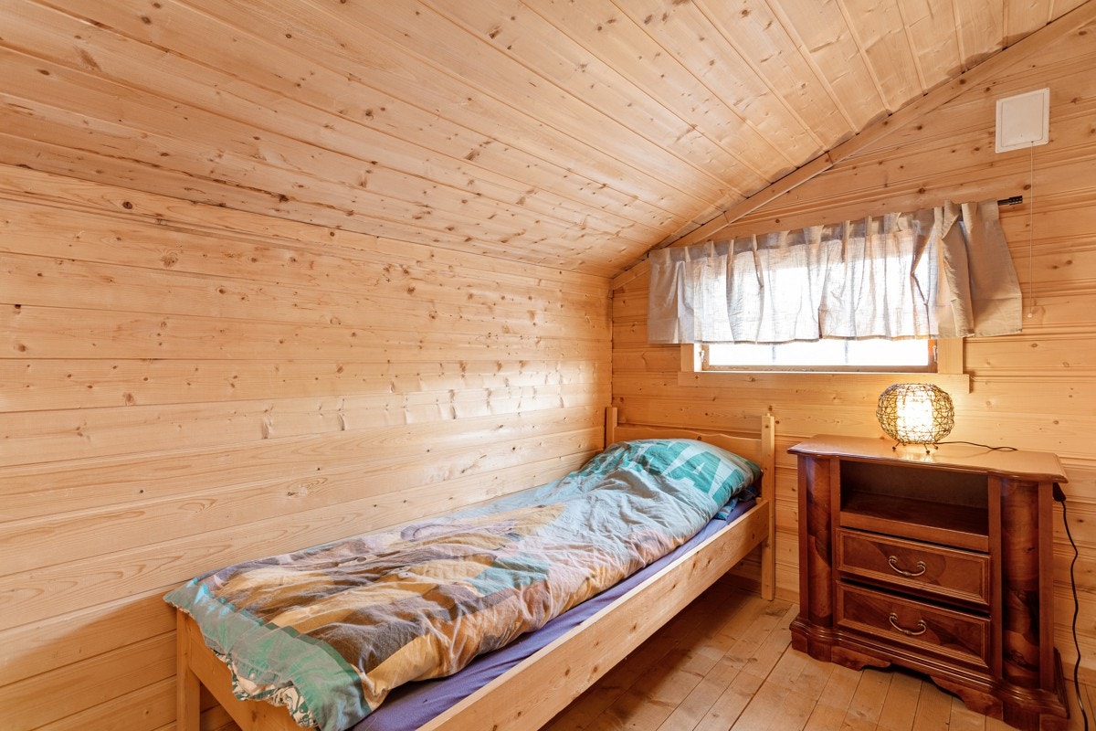 Soverom med plass til enkeltseng. Galleribilde