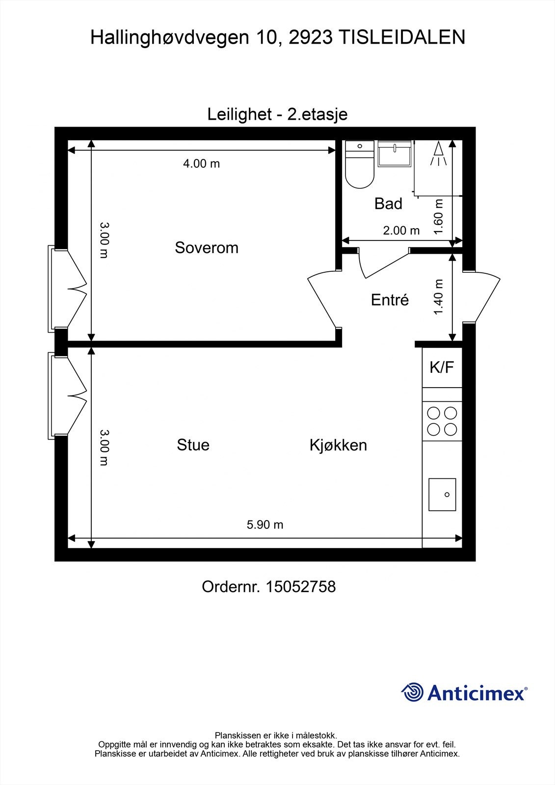 Veiledende planskisse. Leiligheten har også tilgang til en rekke fellesfasiliteter, vaskerom inkludert. Galleribilde