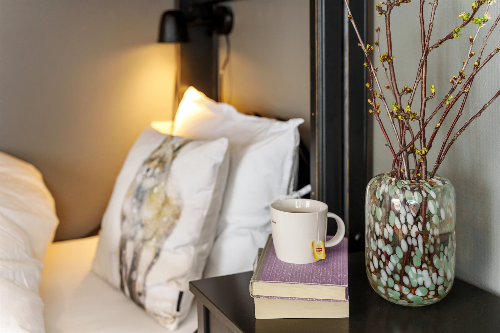 I soverommet er det i dag sengeplass til både to voksne og to barn. Galleribilde