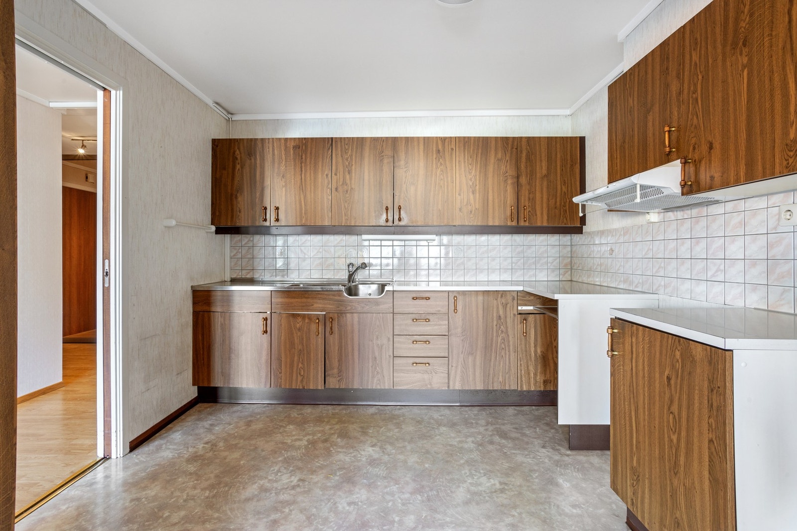 Eldre kjøkkeninnredning. Galleribilde