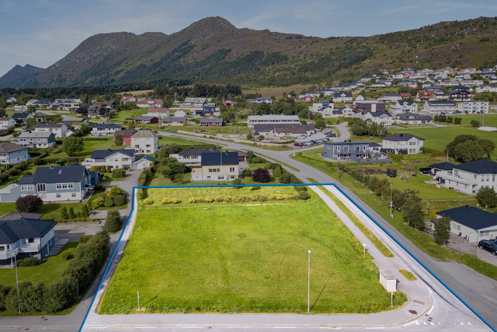 Tomten står foran detaljregulering. Galleribilde