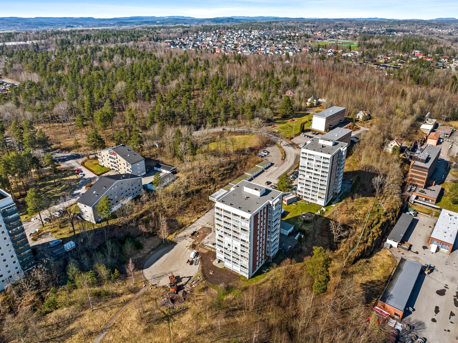 Gangavstand til Tønsberg sentrum med alt av sentrumsfunksjoner, jernbanestasjon, bussterminal m.m. Galleribilde