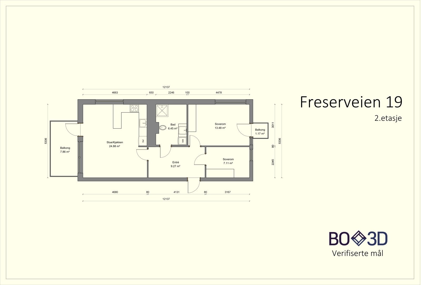 La oss starte med plantegningen så du får orientert deg. Galleribilde