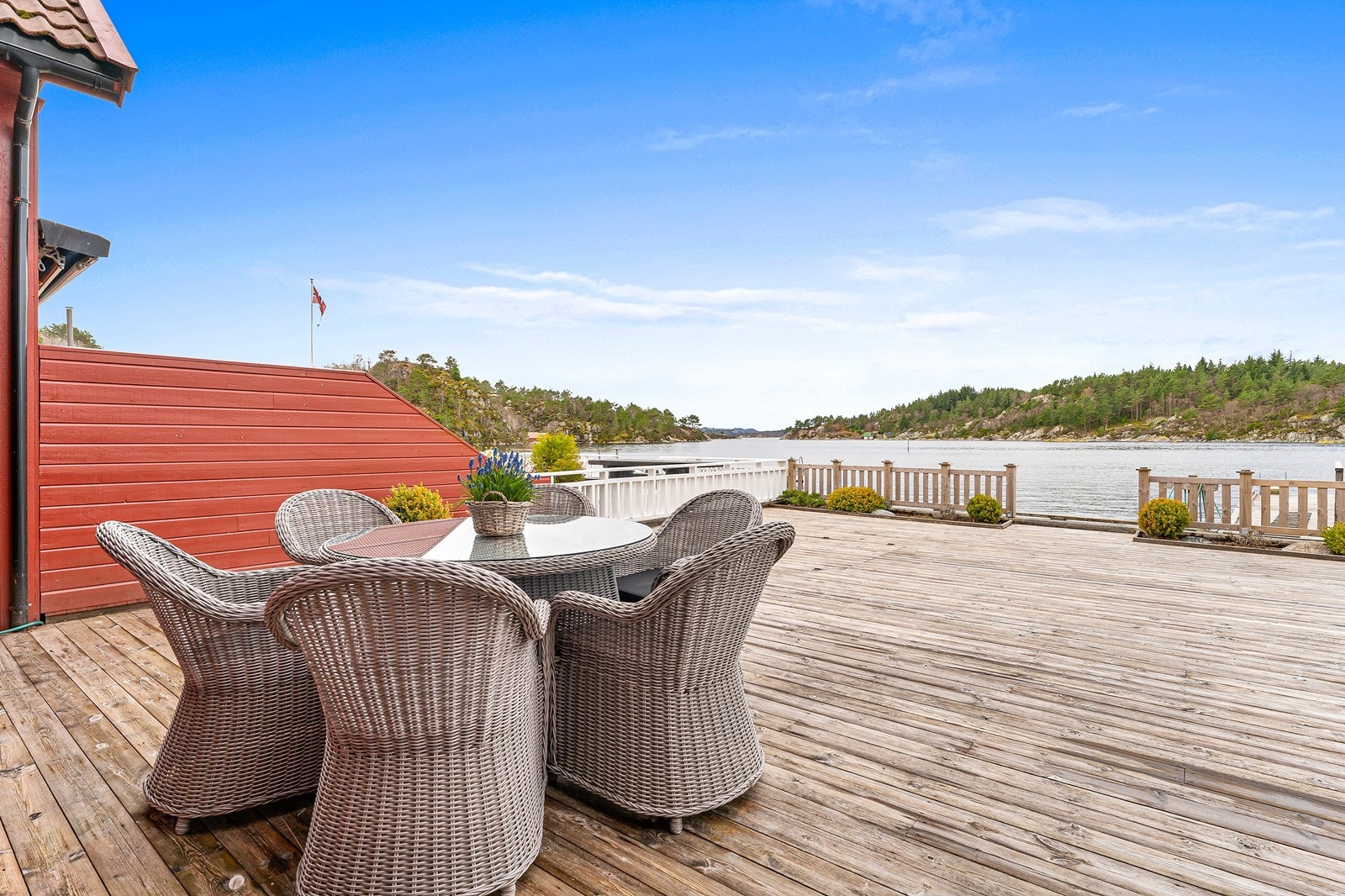 Det er i gode solforhold her med sol fra tidlig til seint. Galleribilde